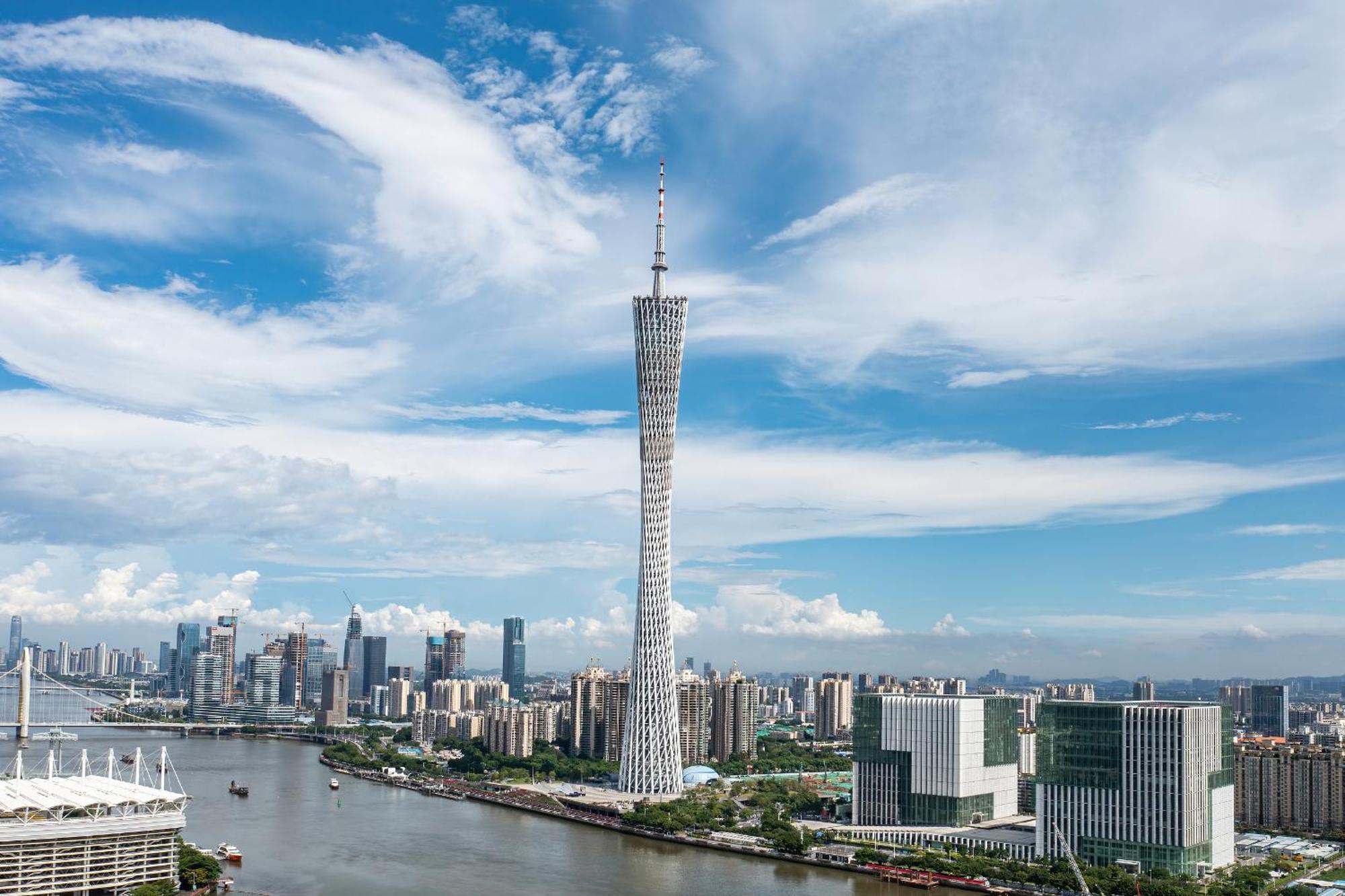 Yun Jin City View Hotel - Guangzhou Taikoo Hui Zhujiang New Town Tianhe Sports Center Экстерьер фото
